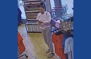 Police searching for suspect who stole over $2,000 of merchandise from Ohio store