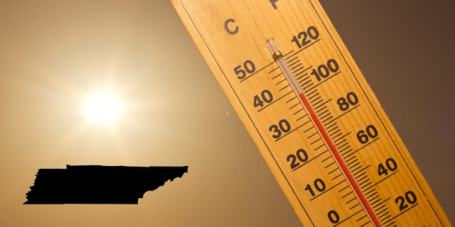 Hottest temperature on record in Tennessee
