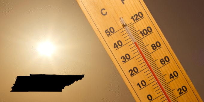 Hottest temperature on record in Tennessee