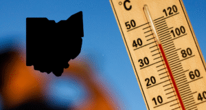 The hottest temperatures on record in Ohio