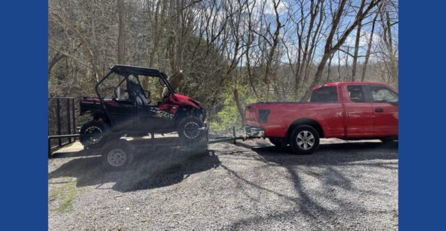 Police searching for stolen trailer in Kentucky