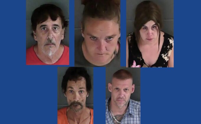 Five people arrested following drug bust in Indiana