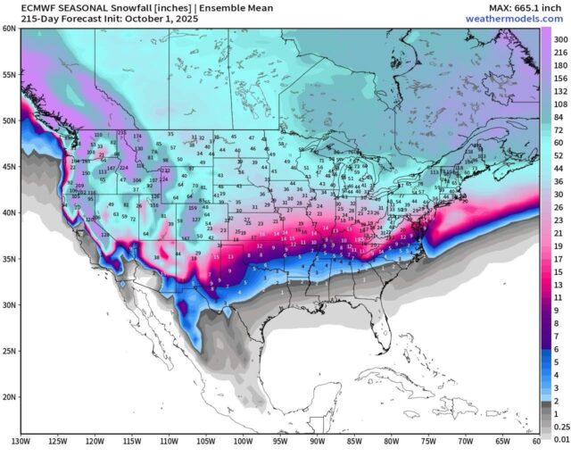 Long-range model predicts snowy winter for Pennsylvania