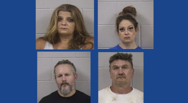 Four people arrested following drug bust in Kansas