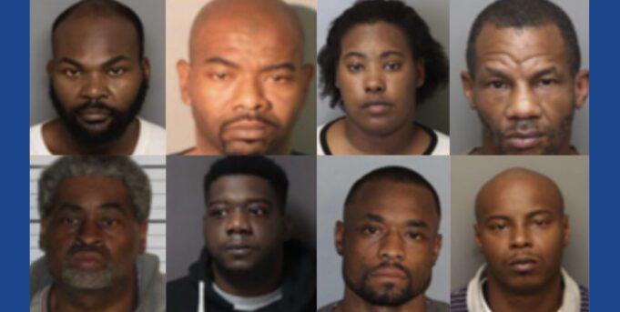Eight people arrested following drug bust in Tennessee