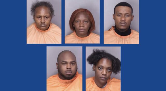 Five people arrested following drug bust in South Carolina