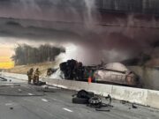 Truck crash shuts down portion of I-95 in Virginia