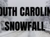 Multiple inches of snow possible in parts of South Carolina this weekend