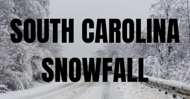 Multiple inches of snow possible in parts of South Carolina this weekend