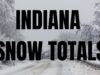 Current snow totals from across Indiana