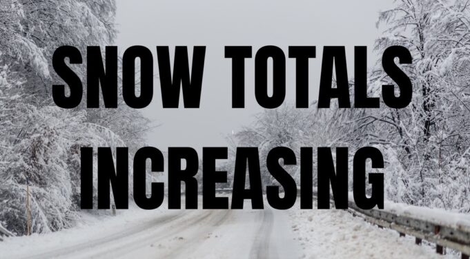Several inches of snow likely across Virginia Monday