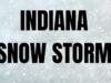 The possibility of measurable snowfall in Indiana in January