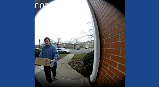 Police searching for package theft suspect in Ohio
