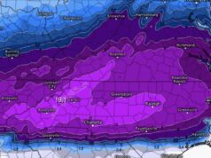 Multiple inches of snow possible across North Carolina next week