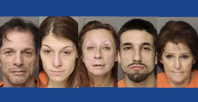 Five people arrested following drug bust in South Carolina