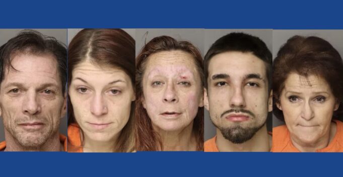 Five people arrested following drug bust in South Carolina