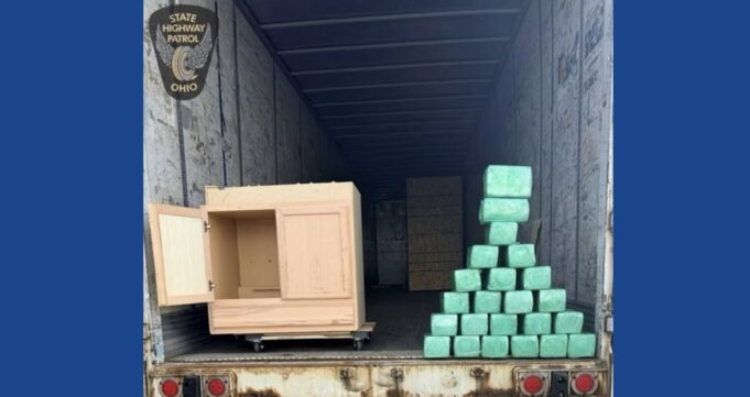 Over $6 million worth of cocaine seized following traffic stop in Ohio, one person arrested