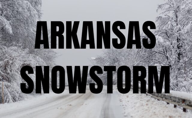The possibility of measurable snowfall in Arkansas in February