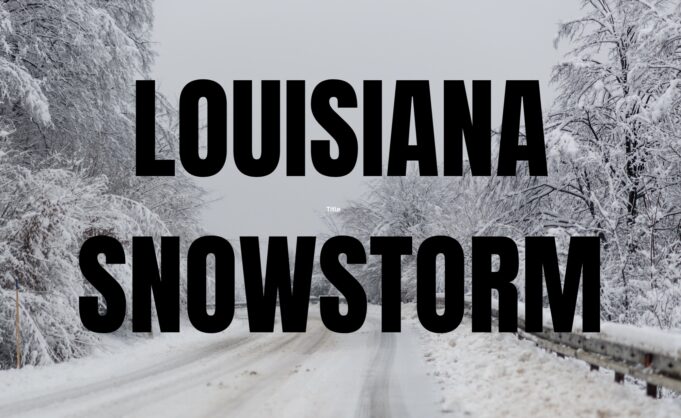 Multiple inches of snow and ice possible across Louisiana this weekend