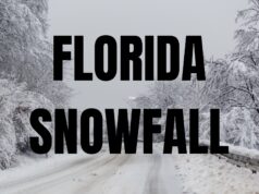 The possibility of measurable snowfall in Florida in February