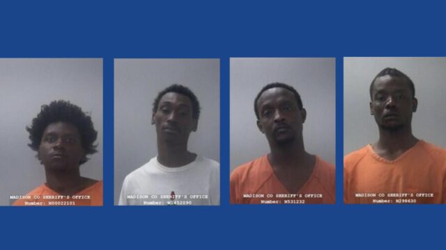 Four people arrested following burglary in Alabama