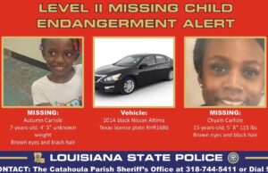 Police searching for two missing children in Louisiana
