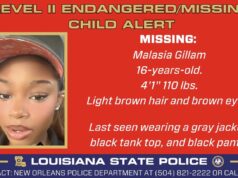 Police searching for missing 16-year-old in Louisiana