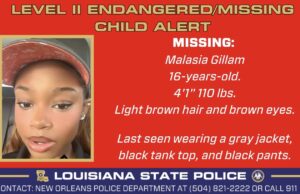 Police searching for missing 16-year-old in Louisiana