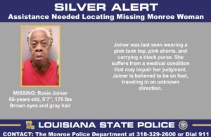 Police searching for missing woman in Louisiana