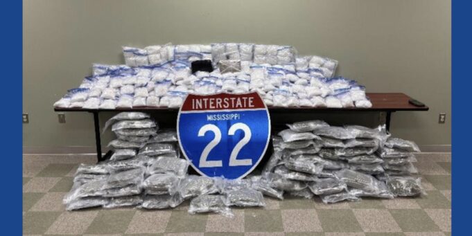 Georgia resident arrested following large drug bust on I-22 in Mississippi