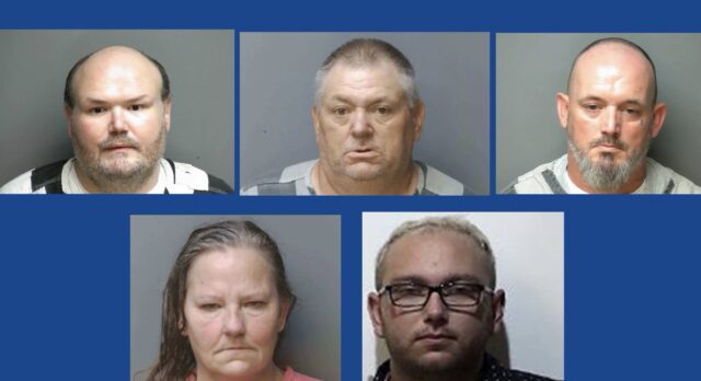 Five people arrested following drug bust in Kentucky