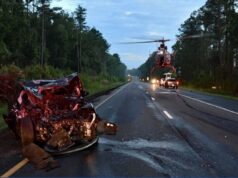One person sent to hospital following vehicle crash on I-95 in South Carolina