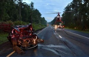 One person sent to hospital following vehicle crash on I-95 in South Carolina