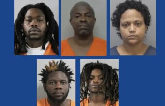 Five people arrested following large drug bust in Florida