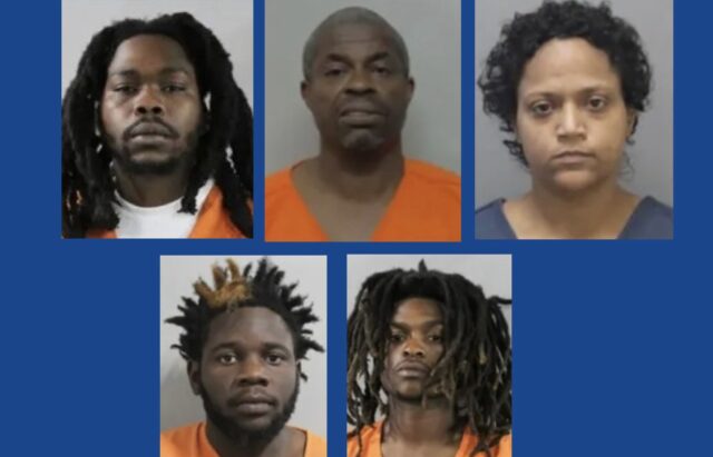 Five people arrested following large drug bust in Florida
