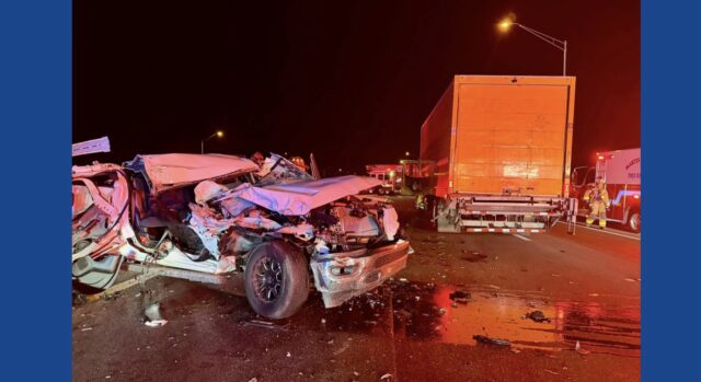 One person airlifted to hospital following vehicle crash on I-95 in Florida