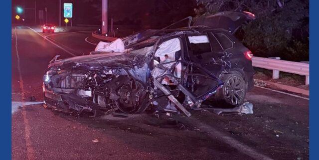 Five people injured following vehicle crash in Maryland