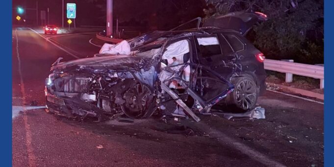 Five people injured following vehicle crash in Maryland