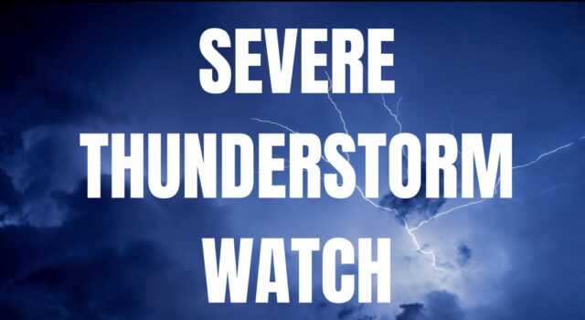 Severe Thunderstorm Watch issued for multiple counties in North Carolina