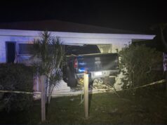 One person injured after truck crashes into house in Florida