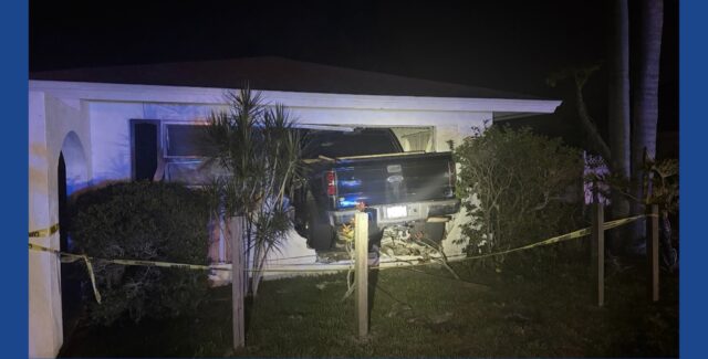 One person injured after truck crashes into house in Florida