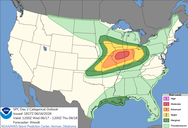 Illinois braces for potential severe weather outbreak Wednesday with tornadoes, large hail
