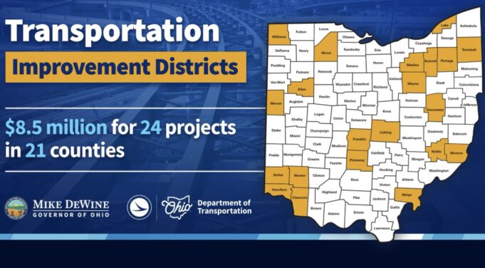 Ohio awards $8.5 million for transportation projects to support economic development